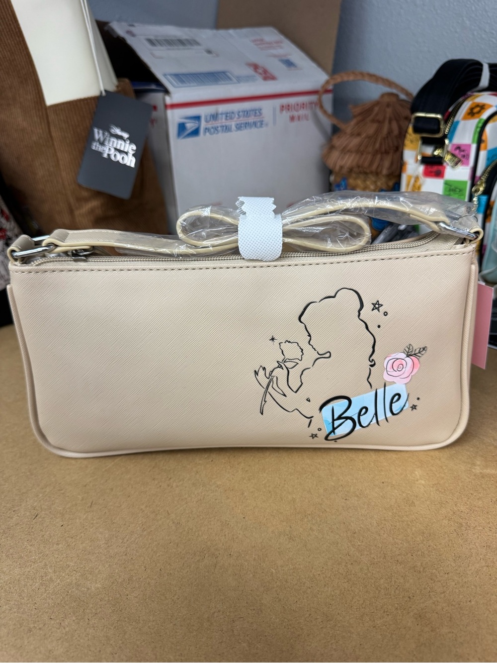 Danielle Nicole Belle Beige Shoulder Bag NWT